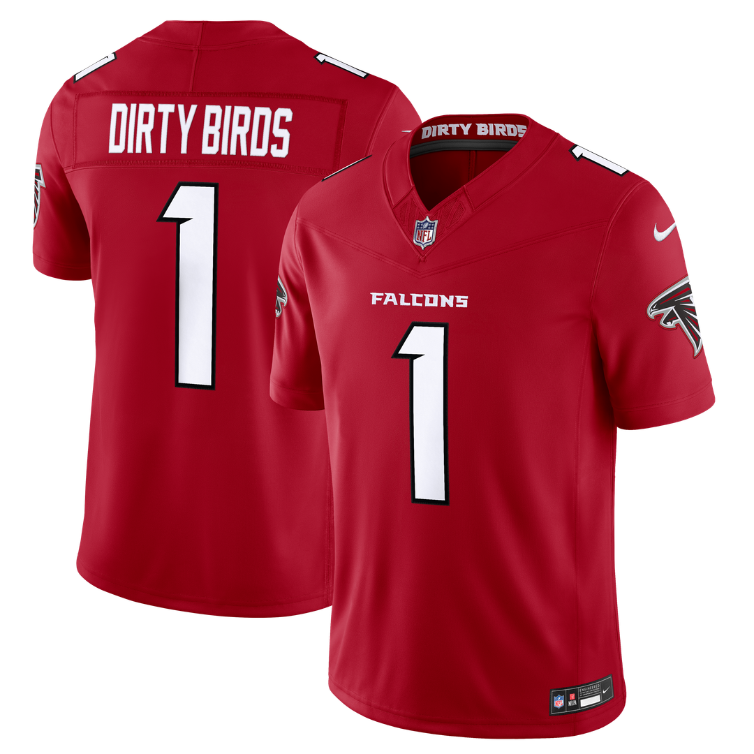 Atlanta Falcons Dirty Birds Nike Red Team Vapor F.U.S.E. Stitched Limited Jersey - product image 1