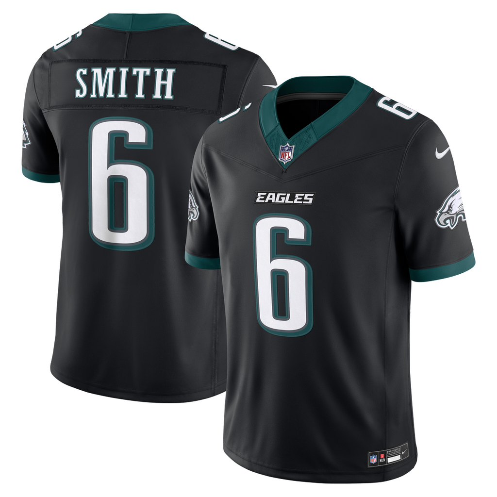 Philadelphia Eagles DeVonta Smith Nike Black Alternate Vapor F.U.S.E. Stitched Limited Jersey - product image 1