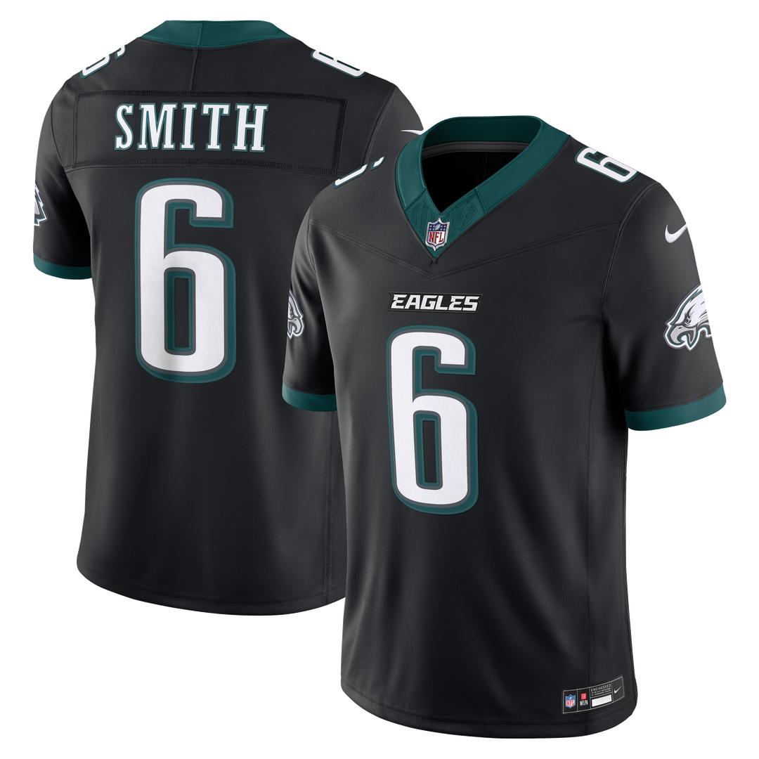 Philadelphia Eagles DeVonta Smith Nike Black Alternate Vapor F.U.S.E. Stitched Limited Jersey - product image 1