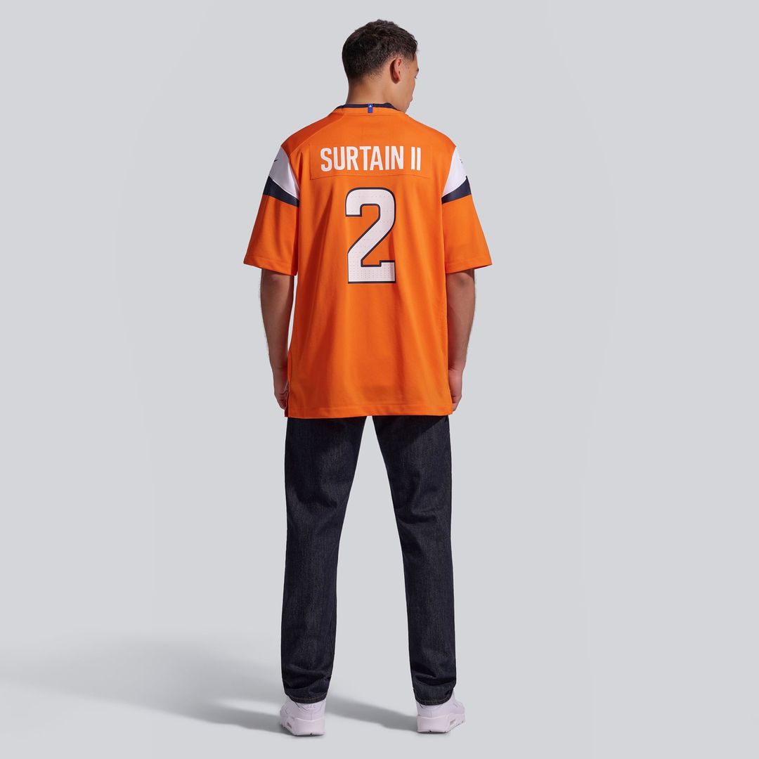 Denver Broncos Patrick Surtain II Nike Orange Team Game Jersey - product image 6