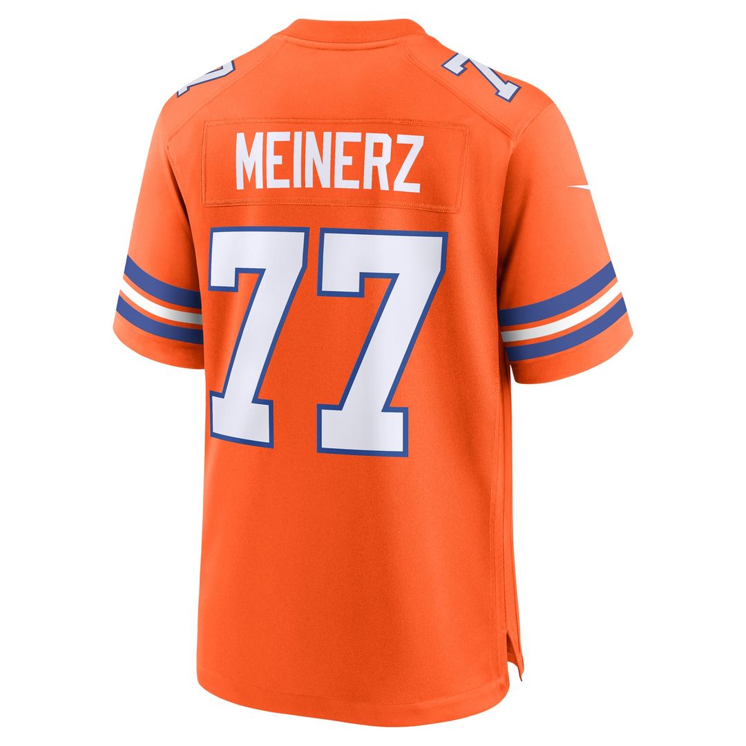Denver Broncos Quinn Meinerz Nike Orange Alternate Game Jersey - product image 3