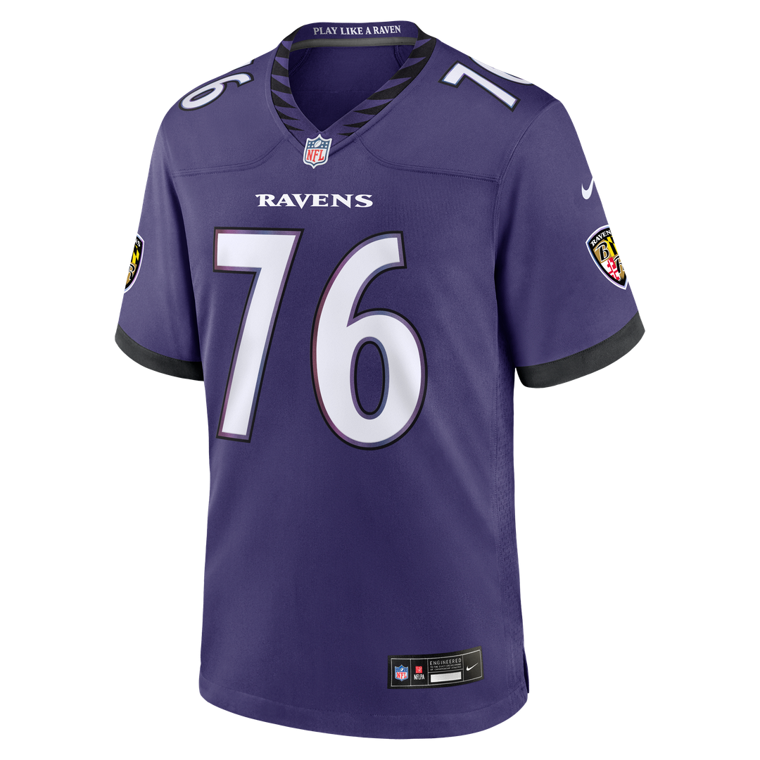 Baltimore Ravens Carson Vinson Nike Purple Team Game Jersey - product image 2