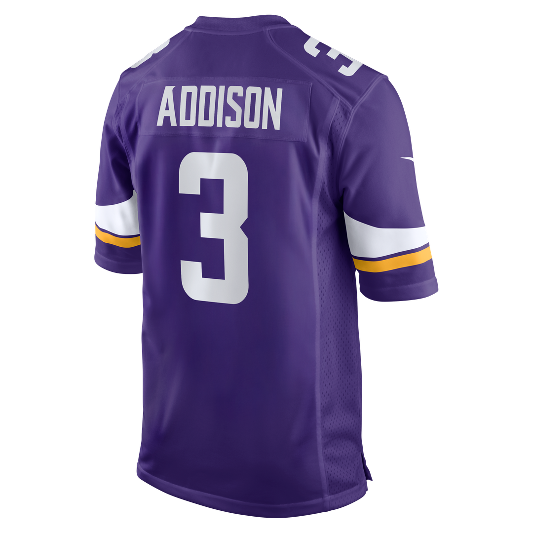 Minnesota Vikings Jordan Addison Nike White Alternate Game Player Jersey - product image 9