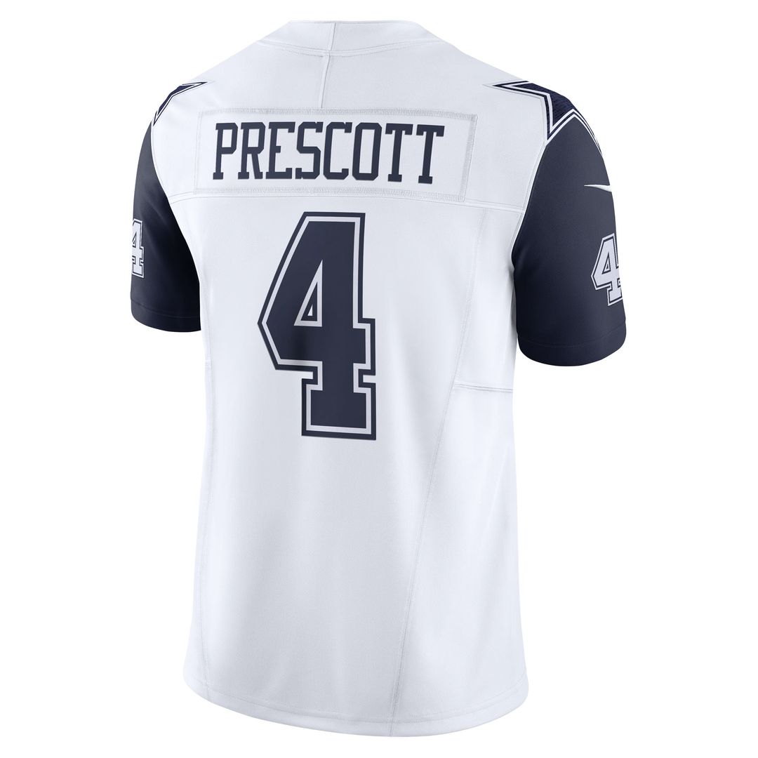 Dallas Cowboys Dak Prescott Nike Navy Vapor F.U.S.E. Limited Jersey - product image 9