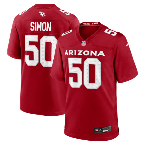 Arizona Cardinals Cody Simon Nike Cardinal Team Game Jersey - product image 1