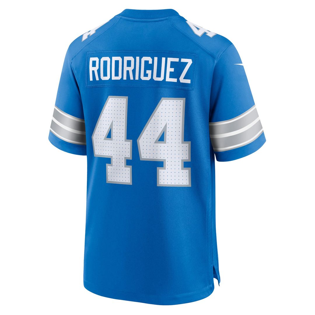 Detroit Lions Malcolm Rodriguez Nike Blue Game Jersey - product image 3