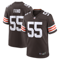 Cleveland Browns Spencer Fano Nike Brown Team Game Jersey - product image 1