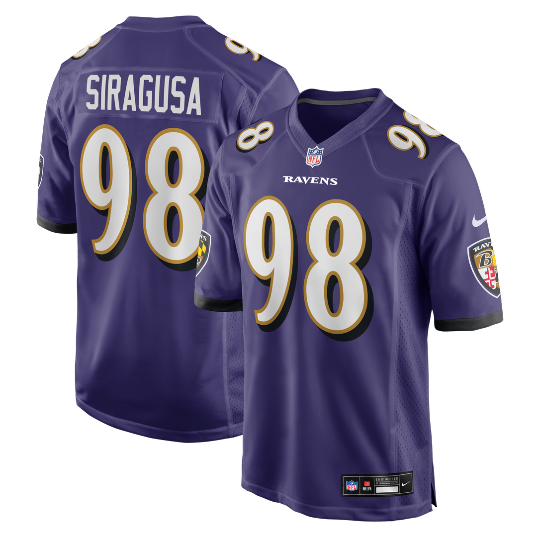 Baltimore Ravens Tony Siragusa Nike Purple Game Retired Player Jersey - product image 1