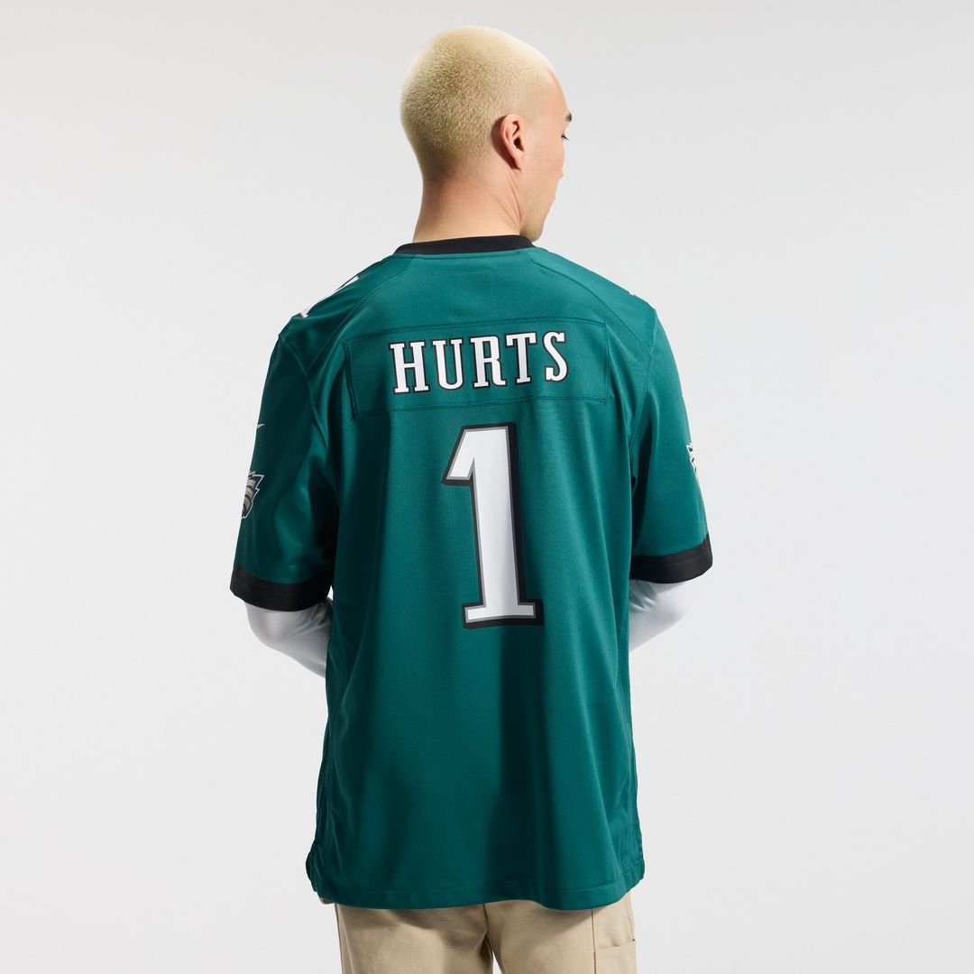 Philadelphia Eagles Jalen Hurts Nike Midnight Green Team Game Jersey - product image 4