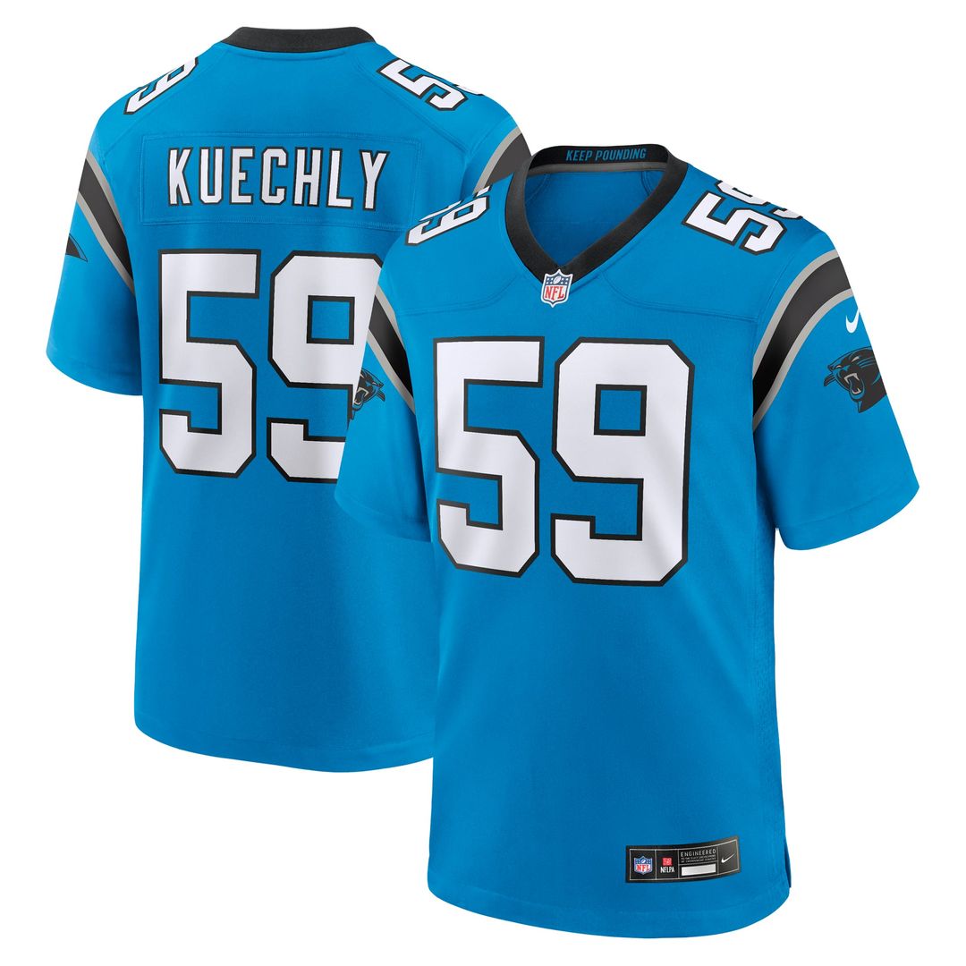 Carolina Panthers Luke Kuechly Nike Blue Retired Player Alternate Game Jersey - product image 1