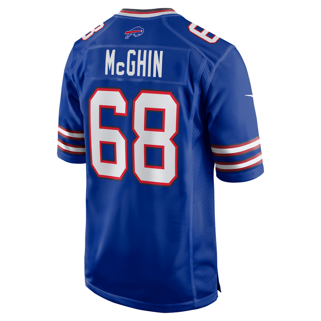 Buffalo Bills Garrett McGhin Nike Royal Team Game Jersey - product image 3