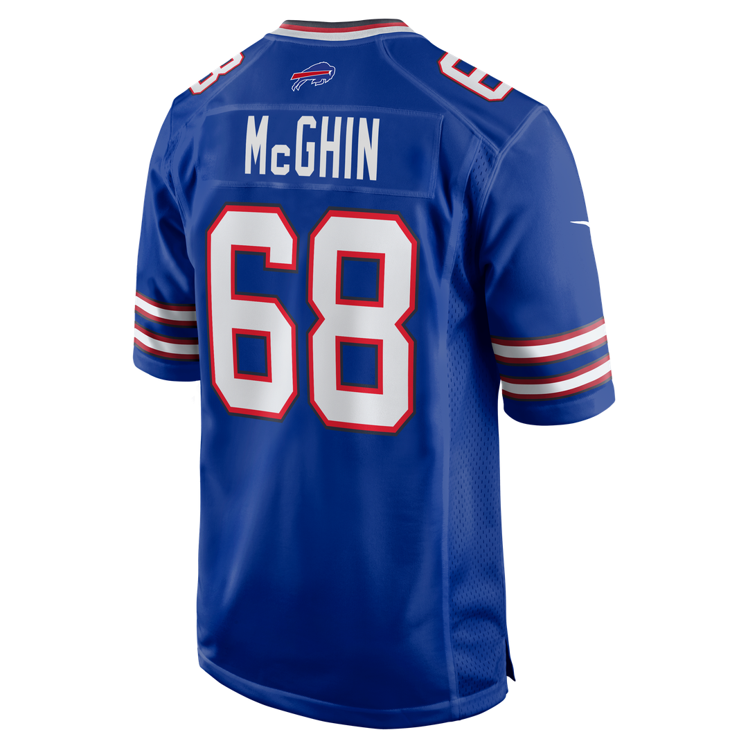 Buffalo Bills Garrett McGhin Nike Royal Team Game Jersey - product image 3