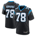 Carolina Panthers Popo Aumavae Nike Black Team Game Jersey - product image 1