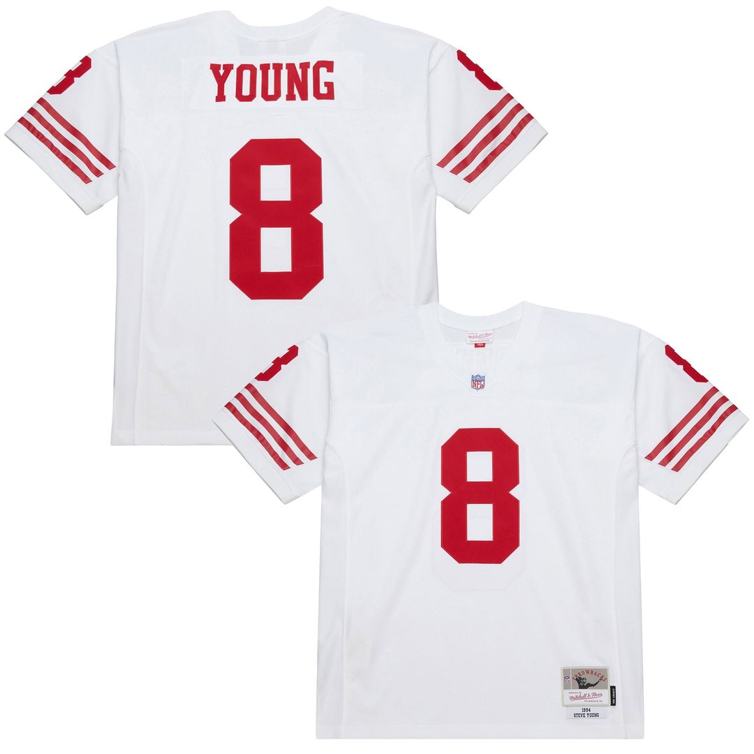 San Francisco 49ers Steve Young Mitchell & Ness White 1994 Legacy Replica Jersey - product image 1