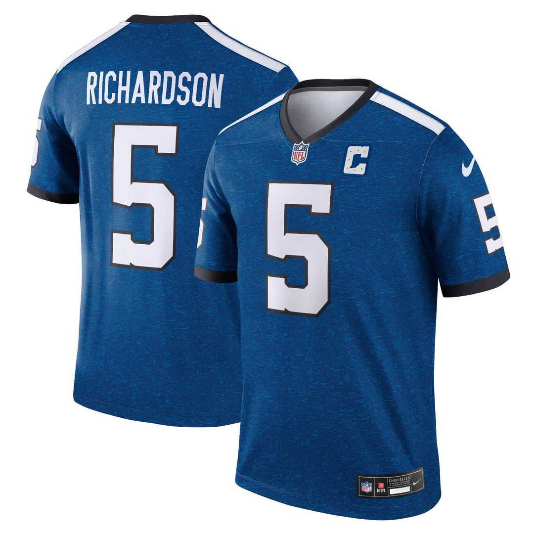 Indianapolis Colts Anthony Richardson Sr. Nike Royal Legend Player Performance Top - product image 1