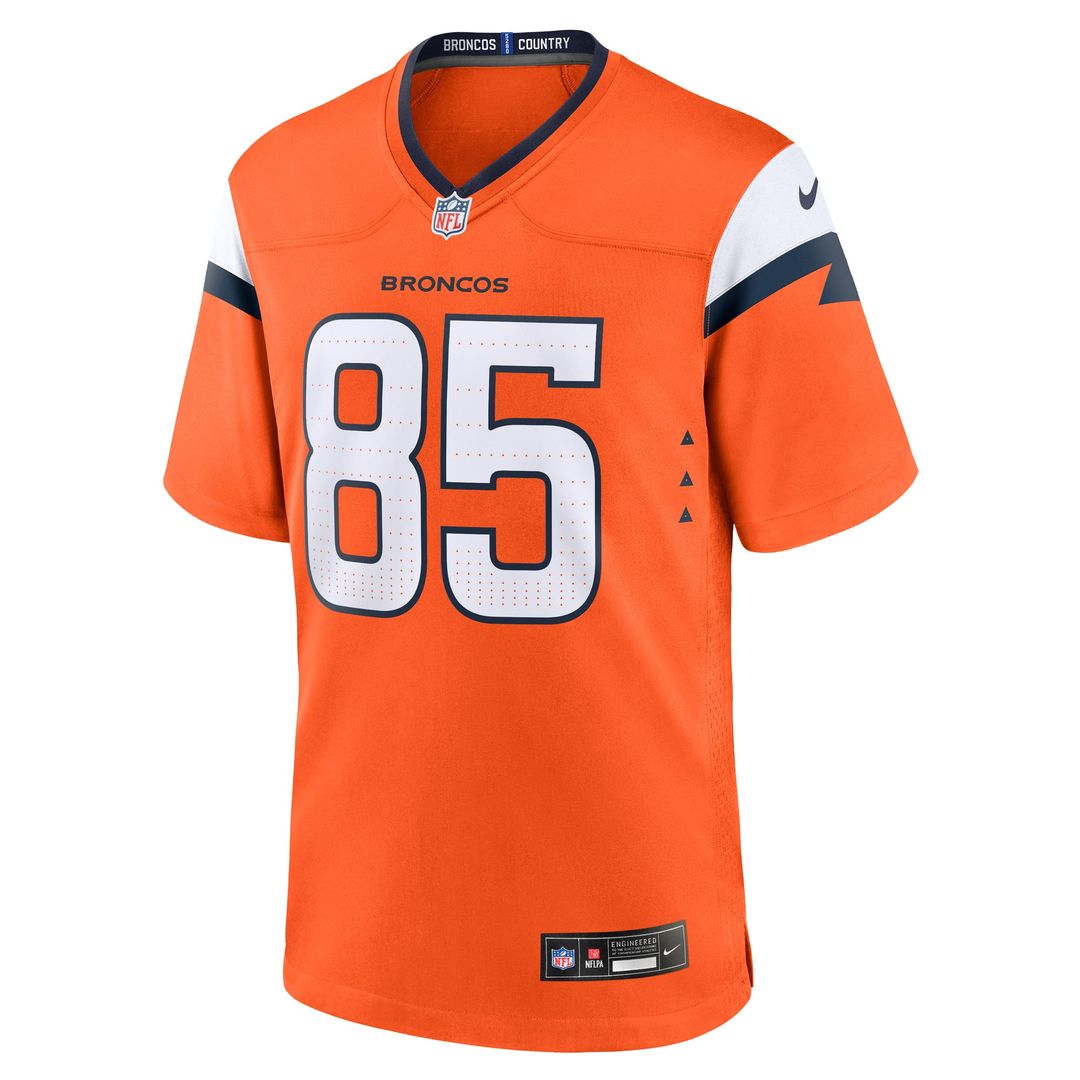 Denver Broncos Lucas Krull Nike Orange Team Game Jersey - product image 2