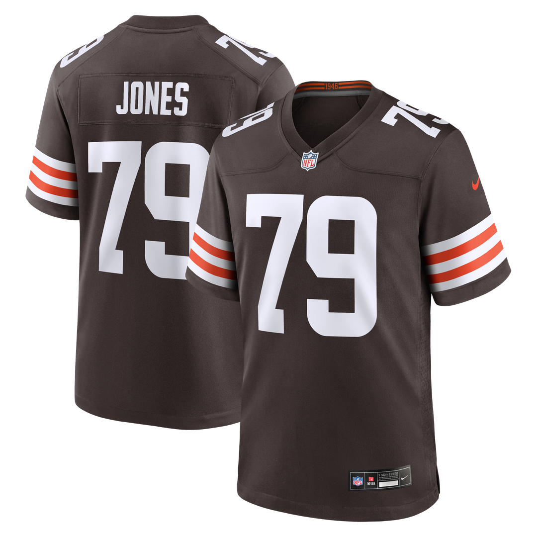 Cleveland Browns Dawand Jones Nike Brown Team Game Jersey - product image 1