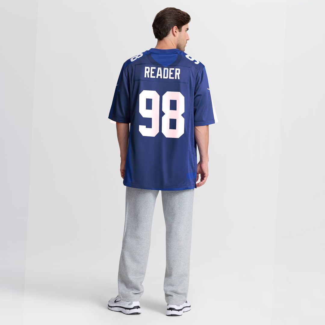 New York Giants D.J. Reader Nike Royal Game Jersey - product image 5