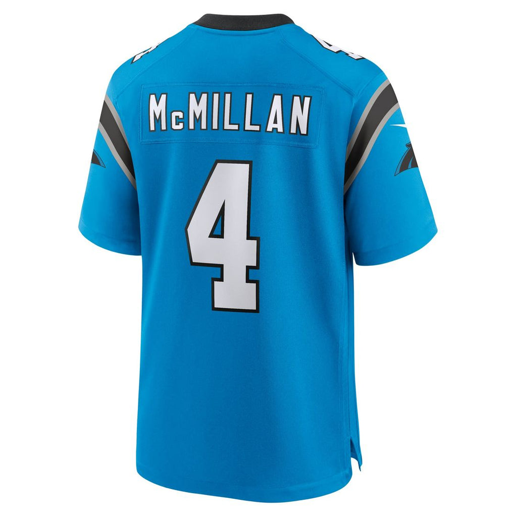 Carolina Panthers Tetairoa McMillan Nike Blue Alternate Game Jersey - product image 3