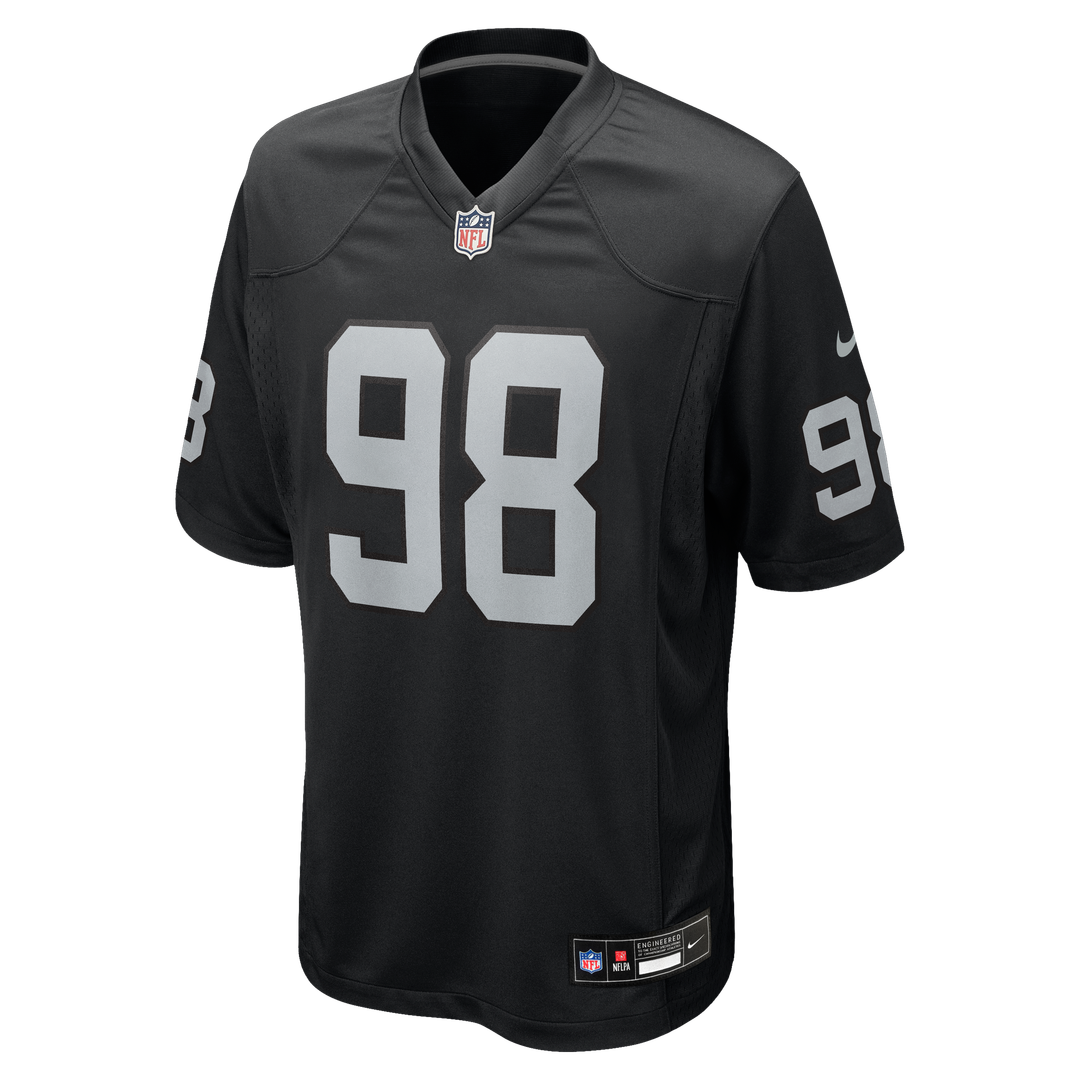 Las Vegas Raiders Maxx Crosby Nike Black Game Jersey - product image 2