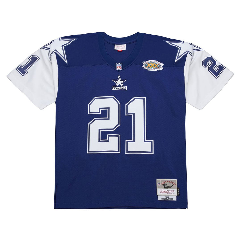 Dallas Cowboys Deion Sanders Mitchell & Ness Navy 1995 Legacy Replica Jersey - product image 2