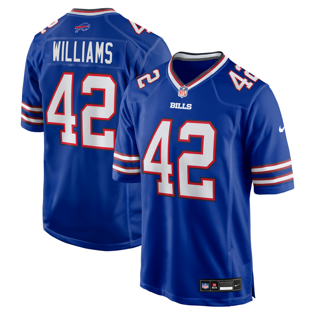 Buffalo Bills Dorian Williams Nike Royal Home Game Jersey - product image 1