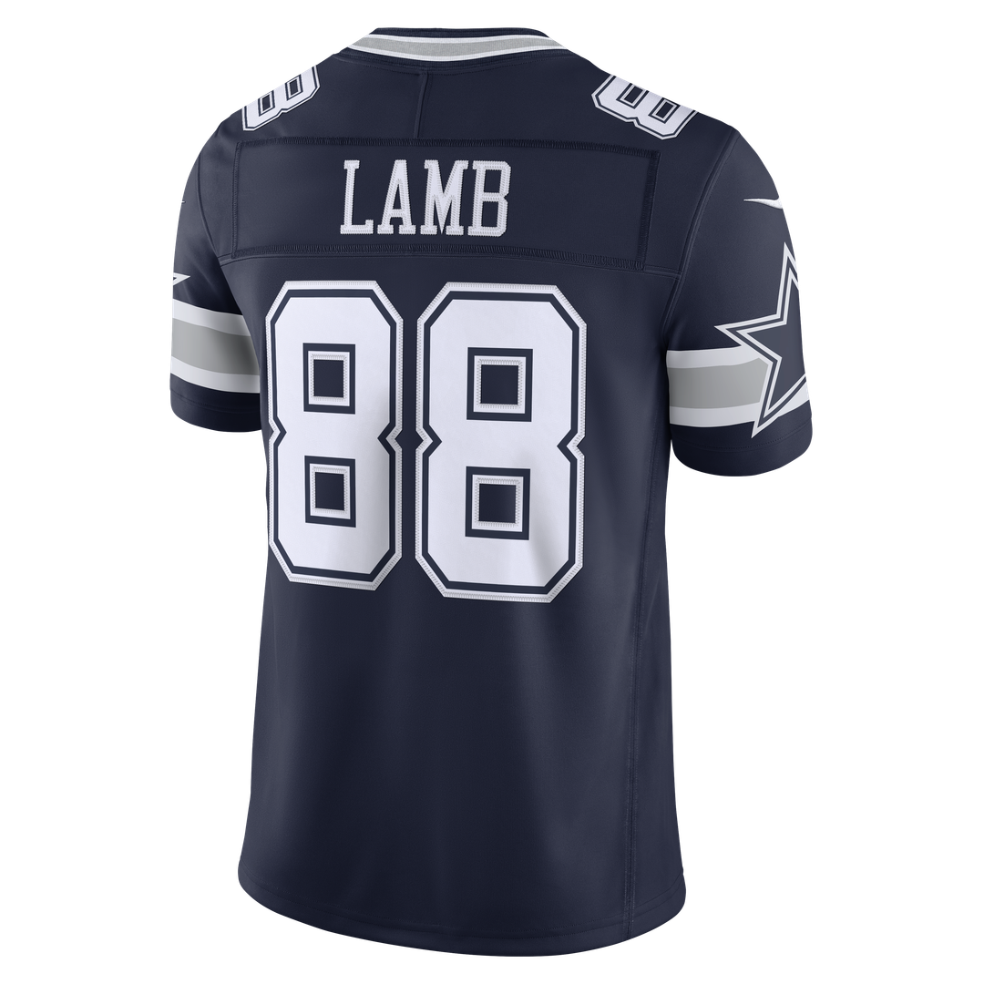 Dallas Cowboys CeeDee Lamb Nike Navy Team Vapor F.U.S.E. Stitched Limited Jersey - product image 3