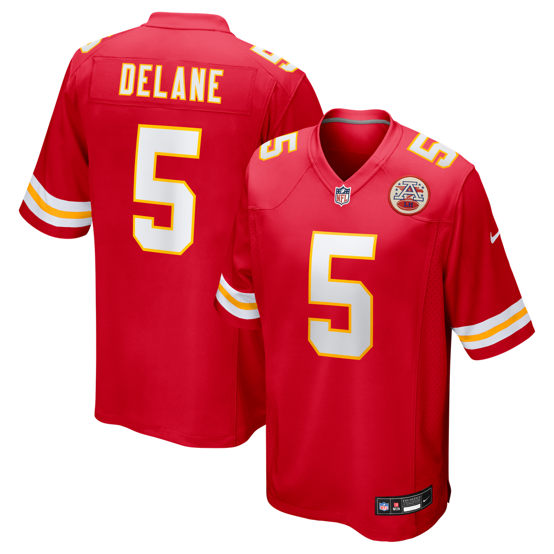 Kansas City Chiefs Mansoor Delane Nike Red Team Game Jersey - product image 7