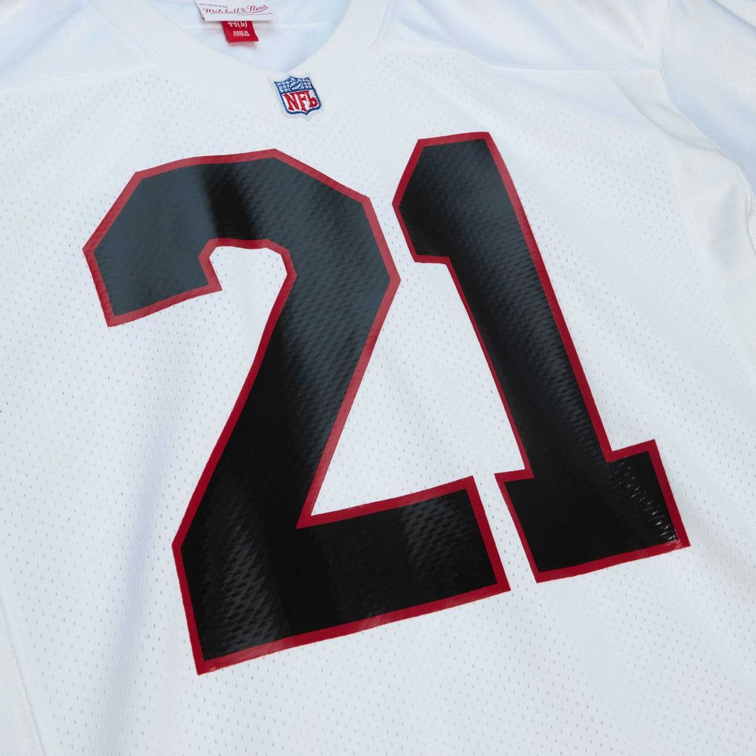 Atlanta Falcons 1991 Deion Sanders Mitchell & Ness White Authentic Throwback Retired Player Jersey - product image 4