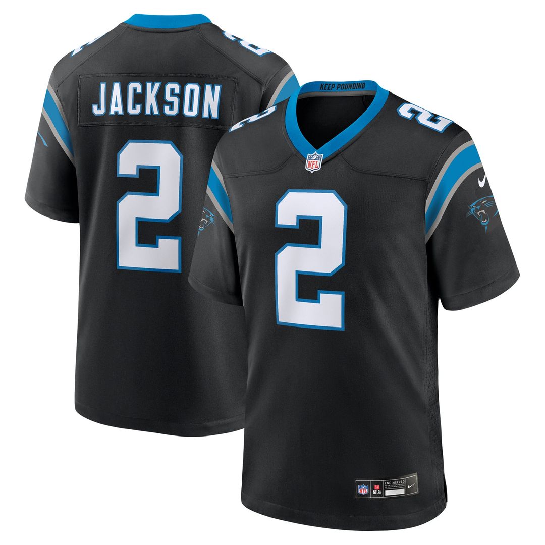 Carolina Panthers Mike Jackson Nike Black Game Jersey - product image 1