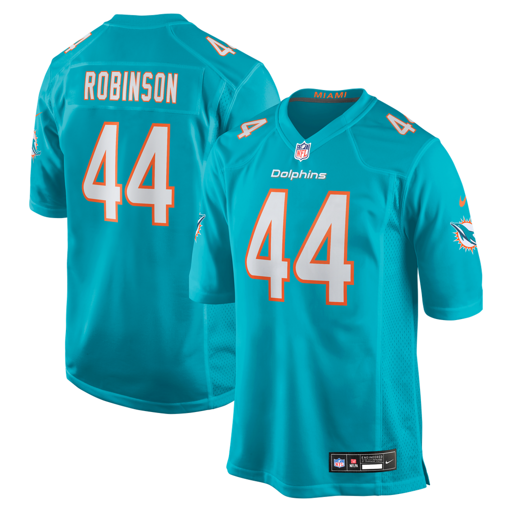 Miami Dolphins Chop Robinson Nike Aqua Game Jersey - product image 1