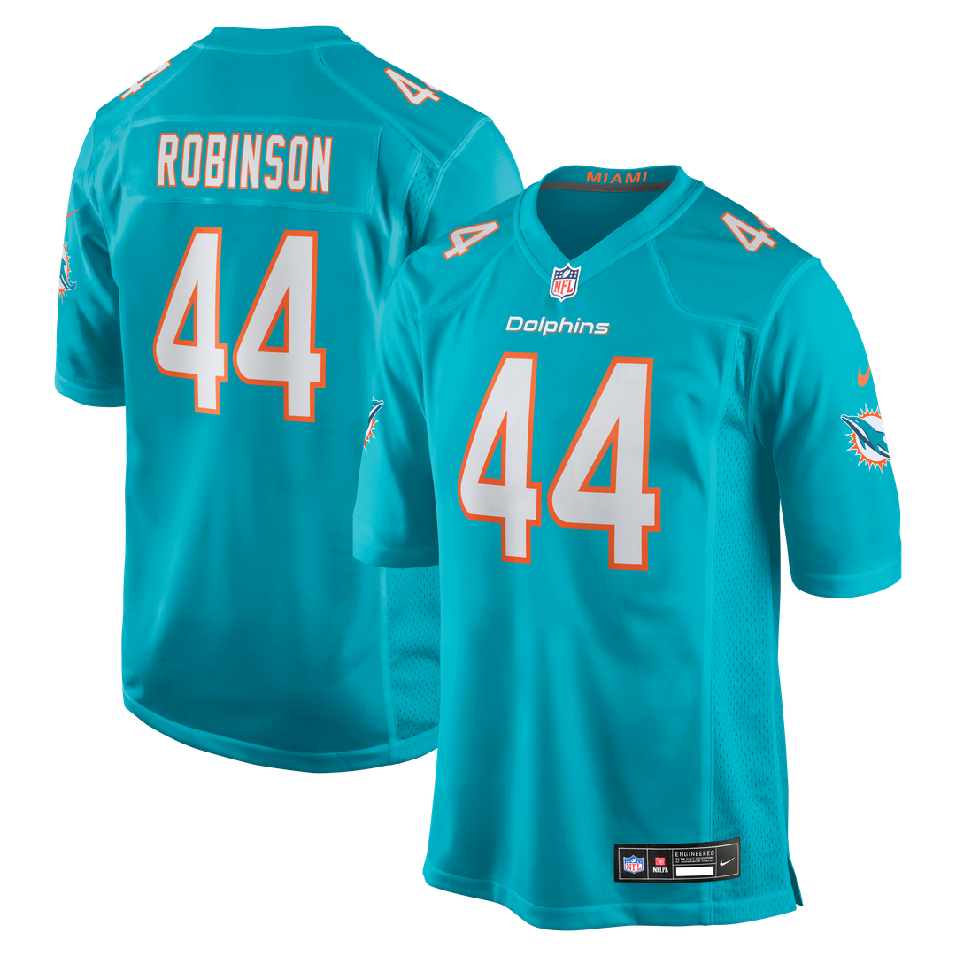 Miami Dolphins Chop Robinson Nike Aqua Game Jersey - product image 1
