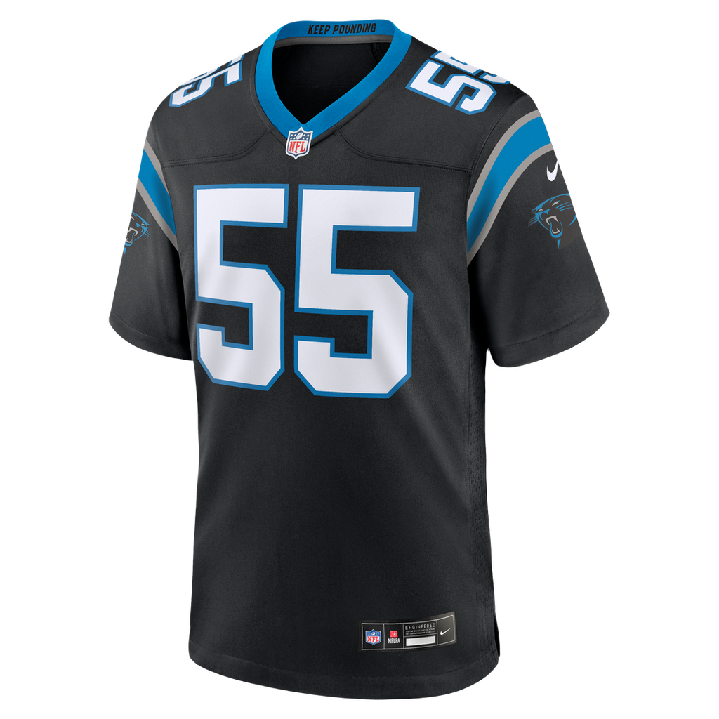 Carolina Panthers Devin Lloyd Nike Black Team Game Jersey - product image 2