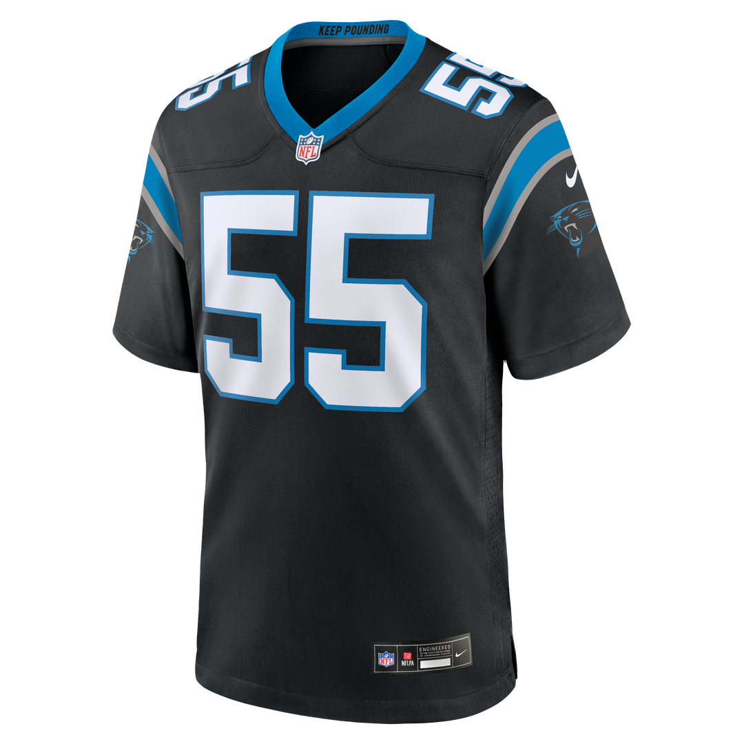 Carolina Panthers Devin Lloyd Nike Black Team Game Jersey - product image 2