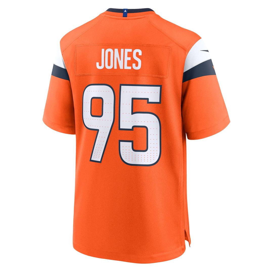 Denver Broncos Sai'vion Jones Nike Orange Team Game Jersey - product image 3