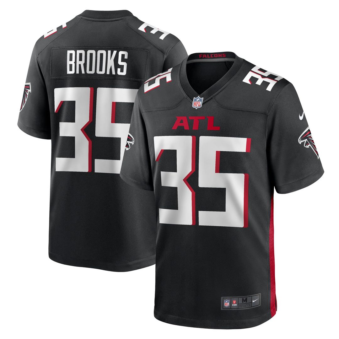 Atlanta Falcons Natrone Brooks Nike Black Team Game Jersey - product image 1