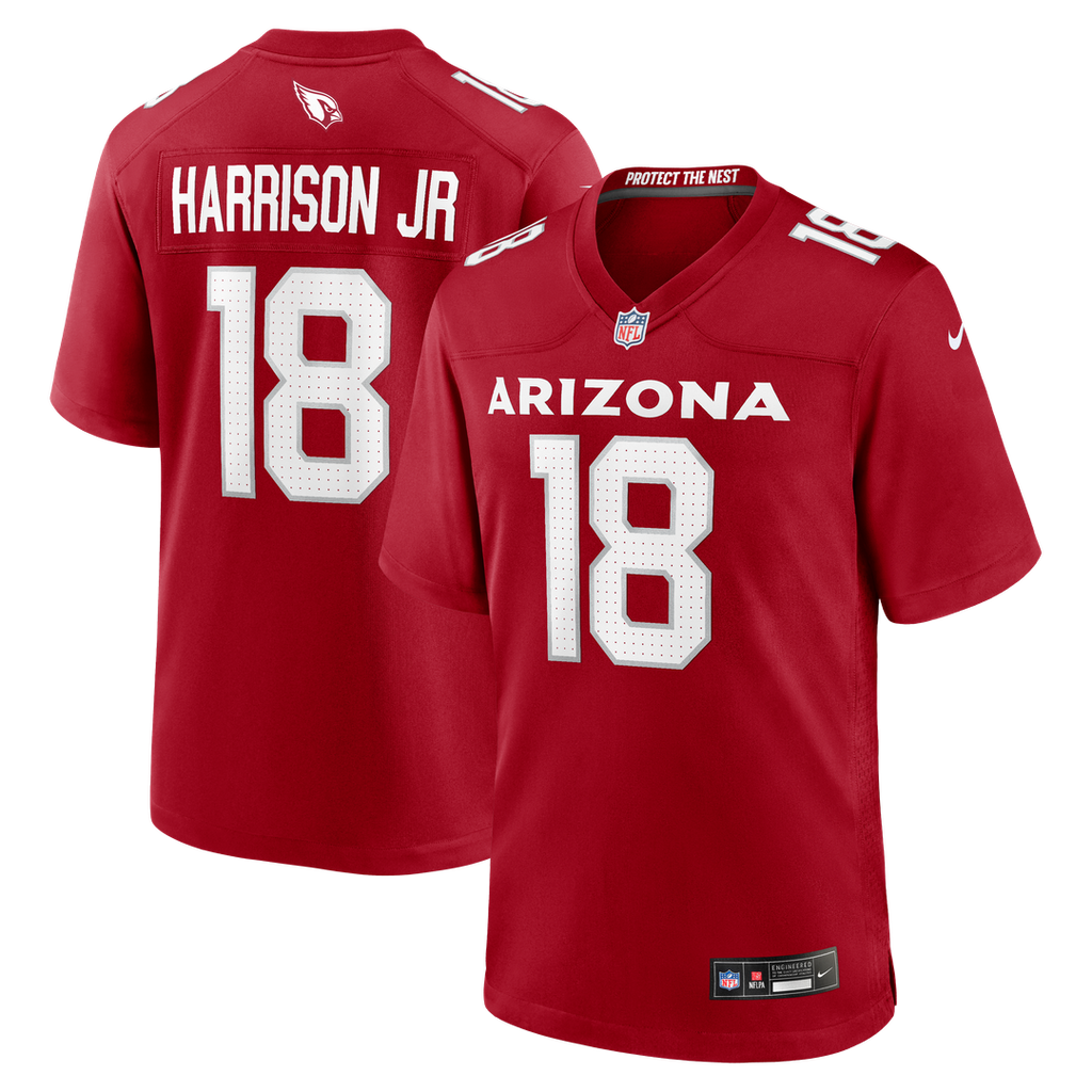 Arizona Cardinals Marvin Harrison Jr. Nike Cardinal Player Game Jersey - product image 1