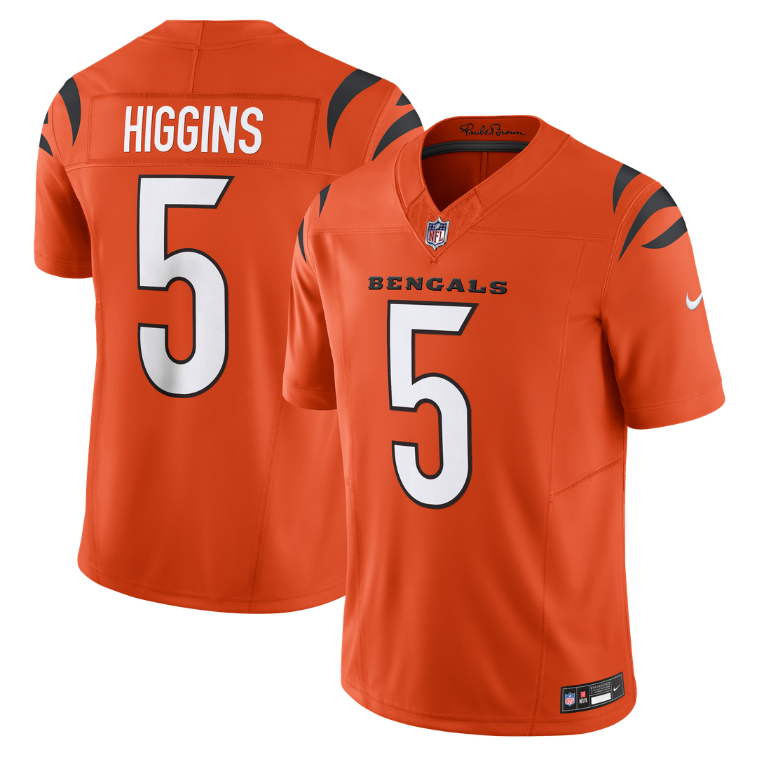 Cincinnati Bengals Tee Higgins Nike Orange Vapor F.U.S.E. Limited Jersey - product image 1