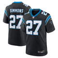 Carolina Panthers Isaiah Simmons Nike Black Team Game Jersey - product image 1