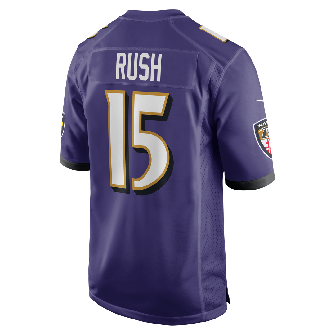 Baltimore Ravens Cooper Rush Nike Purple Team Game Jersey - product image 3