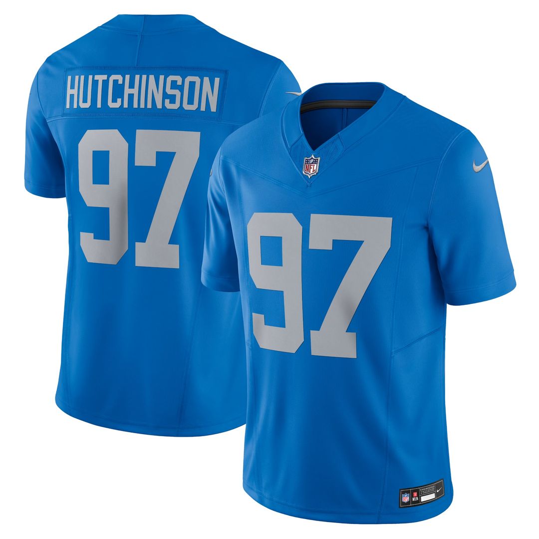 Detroit Lions Aidan Hutchinson Nike Black 2nd Alternate Vapor F.U.S.E. Limited Jersey - product image 7