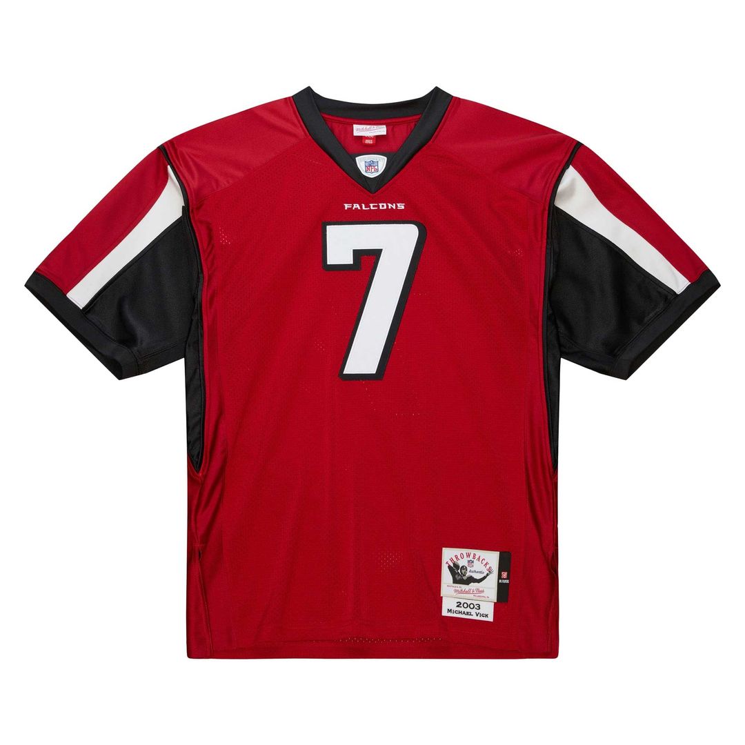 Atlanta Falcons 2003 Michael Vick Mitchell & Ness Red Authentic Throwback Retired Player Jersey - product image 2
