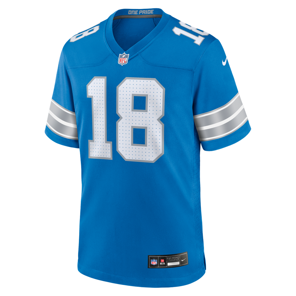 Detroit Lions Isaac TeSlaa Nike Black Alternate Game Player Jersey - product image 14