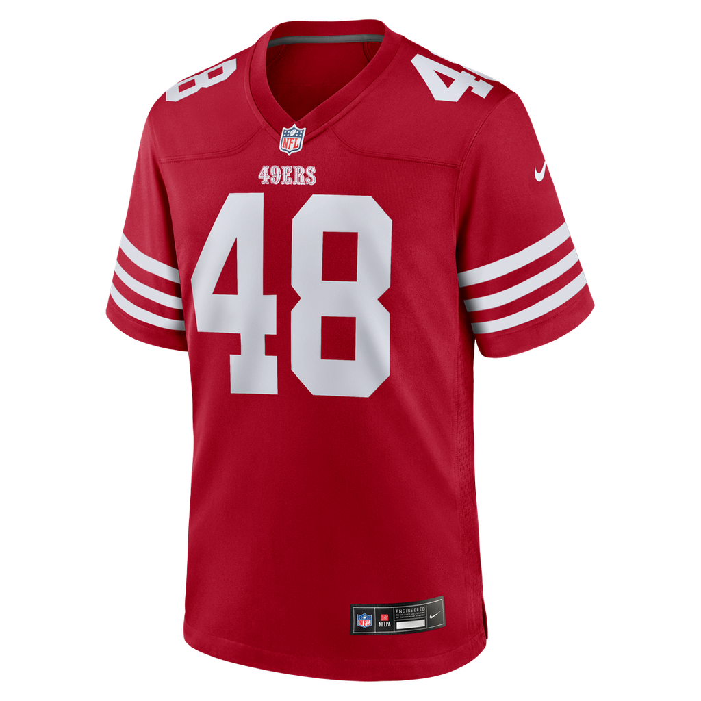 San Francisco 49ers Tatum Bethune Nike Scarlet Game Jersey - product image 2