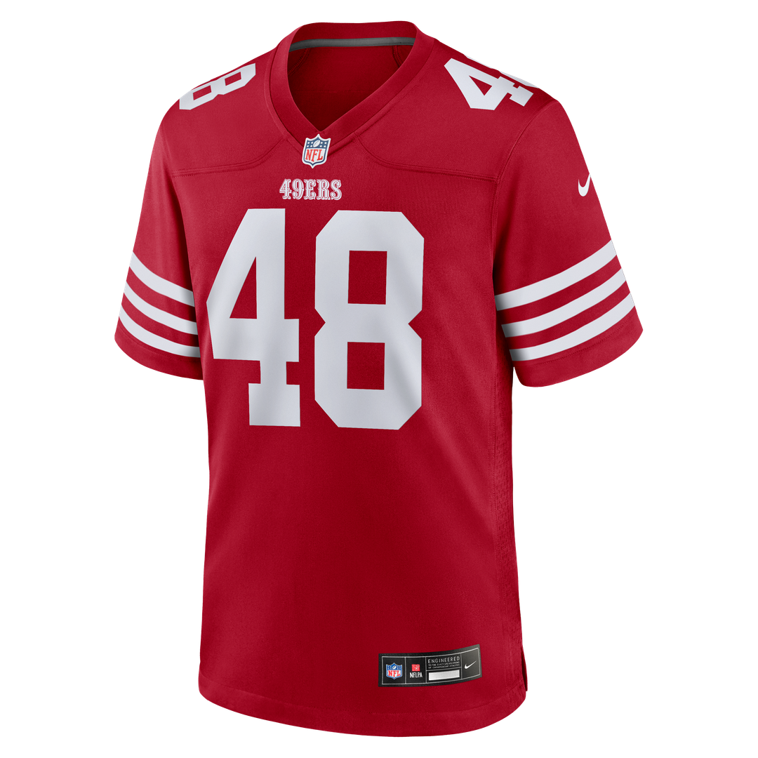San Francisco 49ers Tatum Bethune Nike Scarlet Game Jersey - product image 2