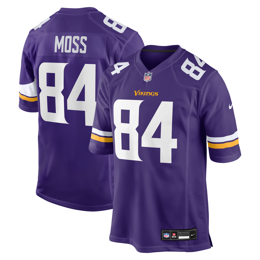 Minnesota Vikings Randy Moss Nike Purple Game Retired Player Jersey - product image 1