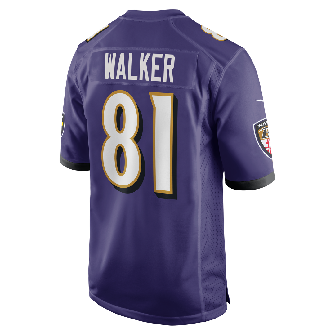 Baltimore Ravens Devontez Walker Nike Purple Team Game Jersey - product image 3