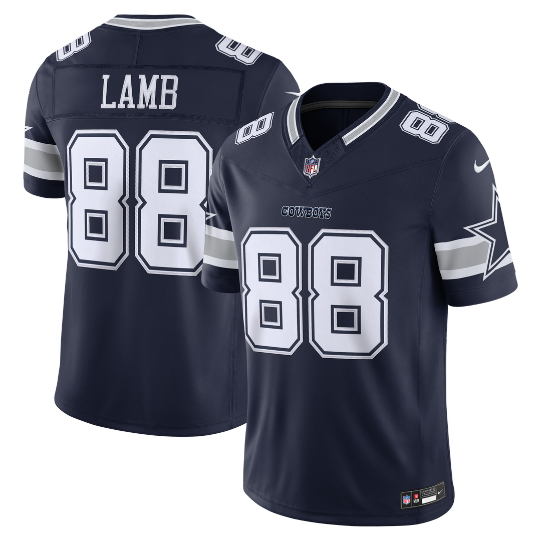 Dallas Cowboys CeeDee Lamb Nike Navy Team Vapor F.U.S.E. Stitched Limited Jersey - product image 1