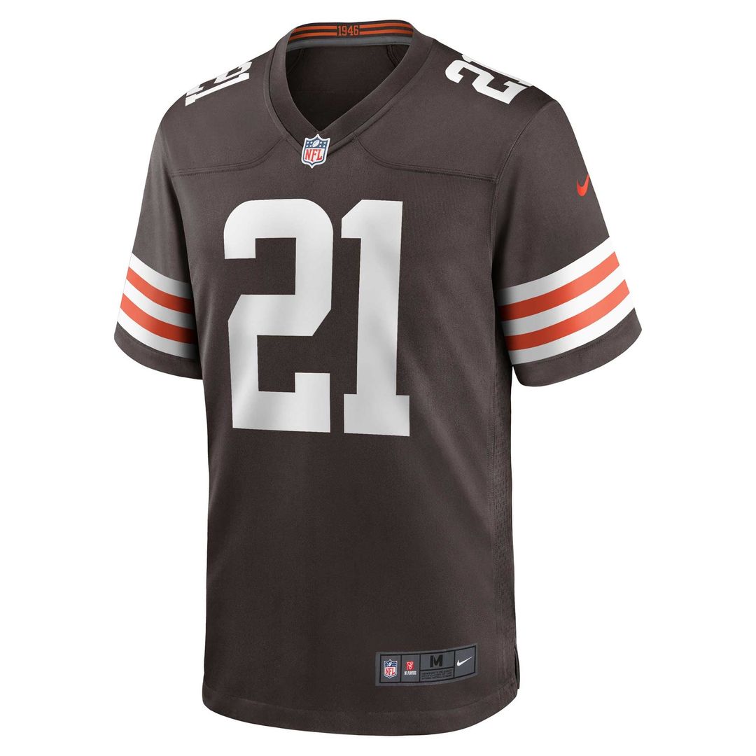 Cleveland Browns Denzel Ward Nike Brown Game Jersey - product image 2
