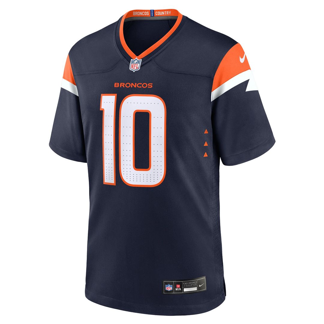 Denver Broncos Bo Nix Nike Navy Alternate Game Jersey - product image 2